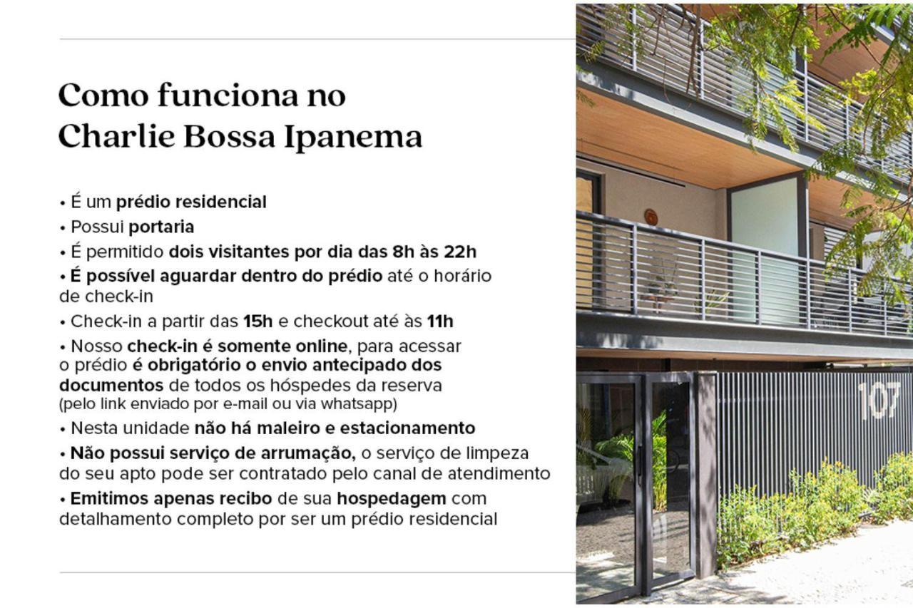 Appartement Charlie Bossa Ipanema à Rio de Janeiro Extérieur photo